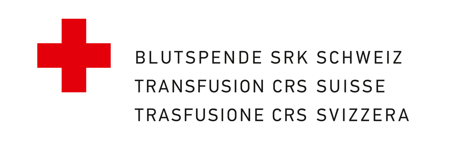 Logo du centre de tranfusion CRS suisse.